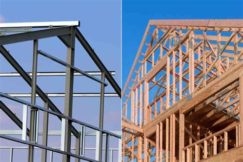 metal house framing vs wood|steel vs wood garage cost.